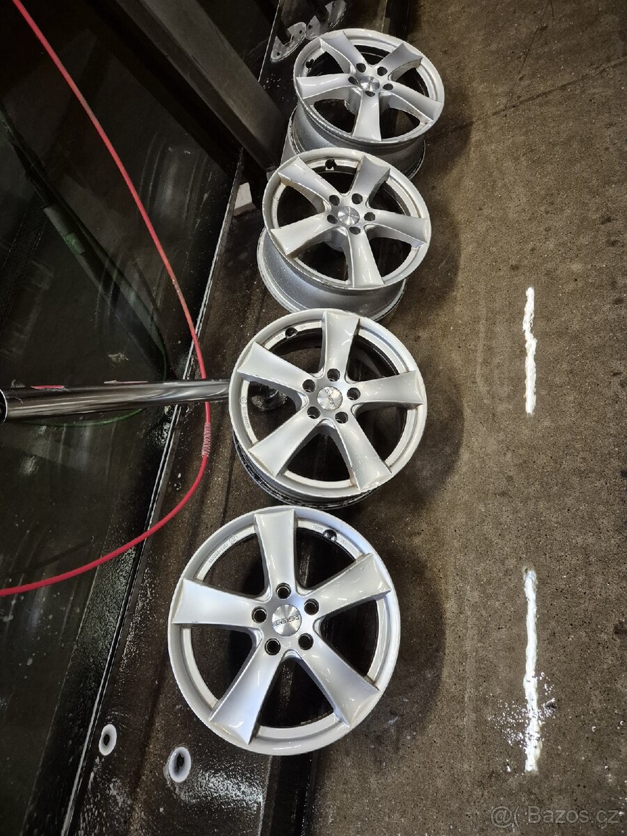 4ks Alu disky DEZENT 17" 5x112 ET40