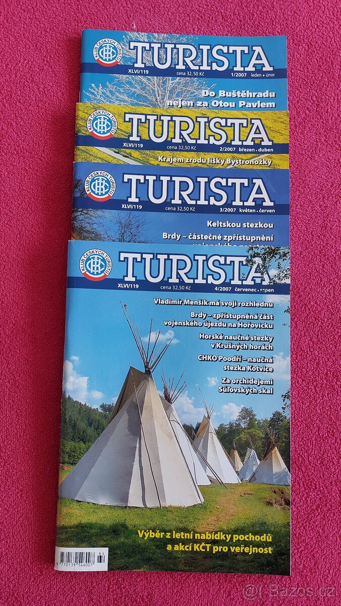 Časopis Turista - ročník 2007