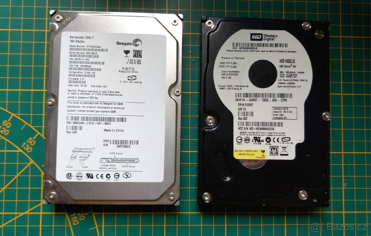 HDD Disky 160gb