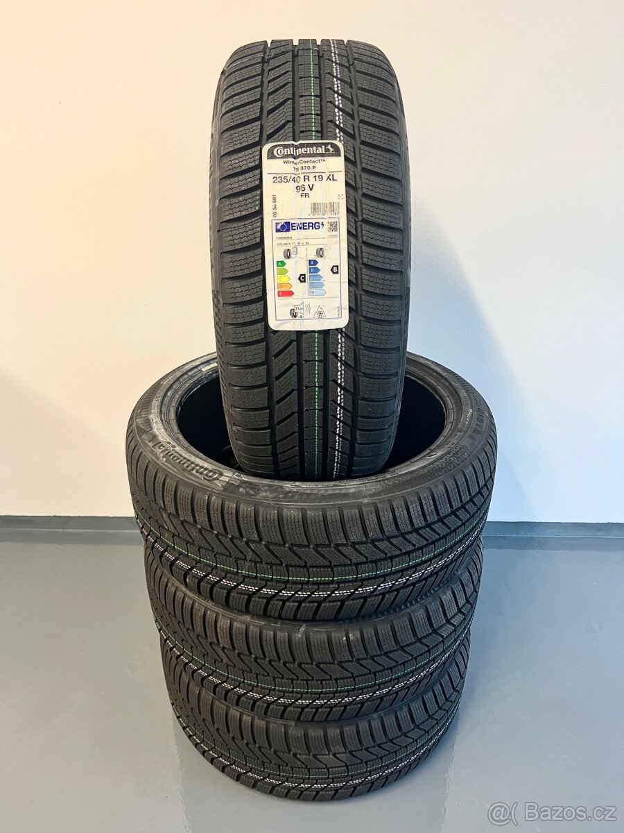 ❄️ Zimní pneumatiky 235/40/19, Continental, DOT2024