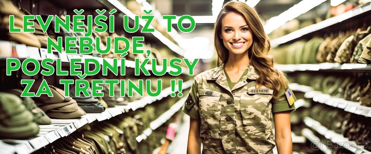 Výprodej skladu ARMY SHOP LoupGAROU 67%