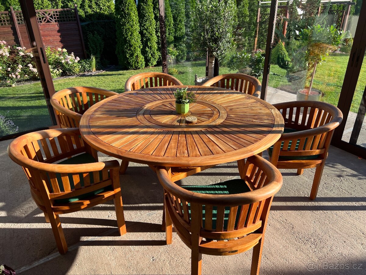 Zahradní nábytek Teak - stůl 180cm