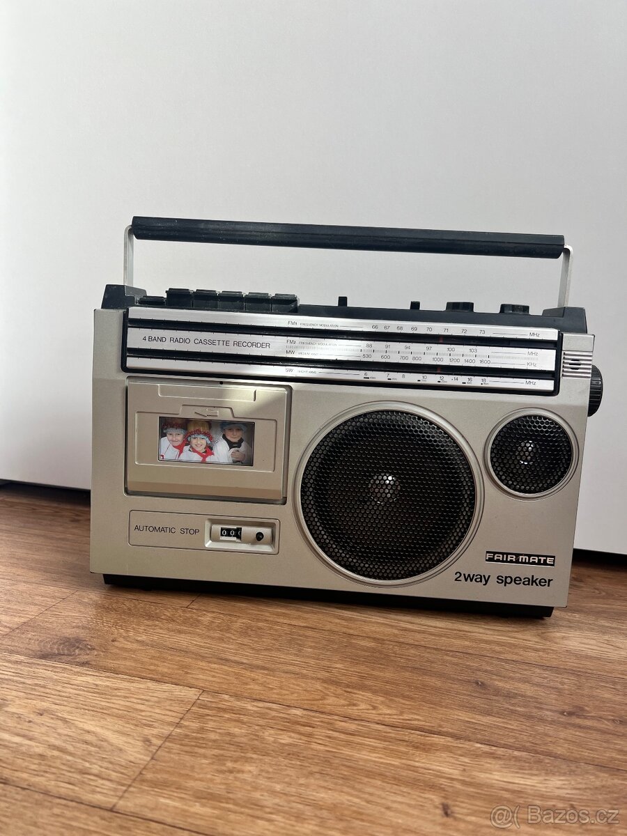 kazetový magnetofon Fair Mate 4 Band Radio Cassette Recorder