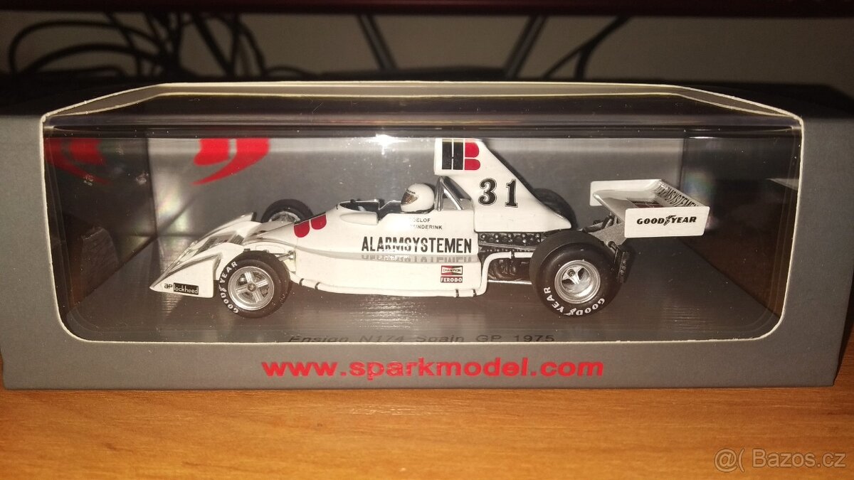 F1 Ensign N174 #31 Roelof Wunderink 1975 Spain GP Spark 1:43