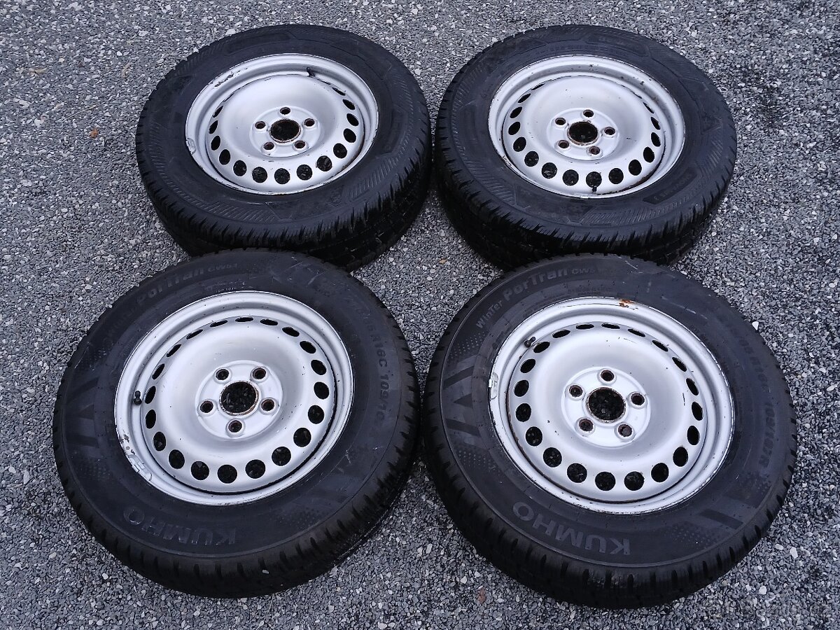 Zimní kola VW Transportér T5, T6, 215/65/16C vzorek  9,5mm
