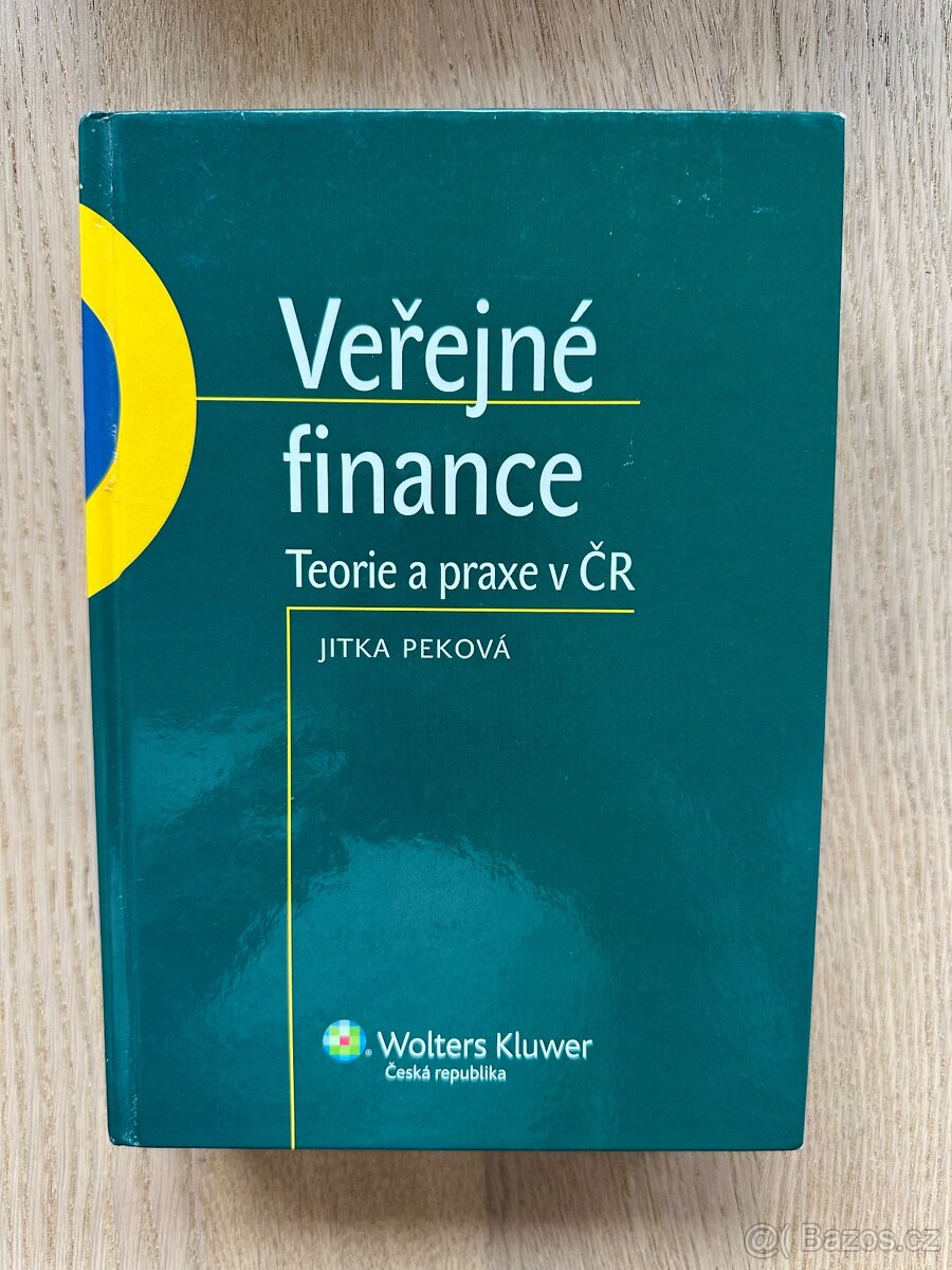 Učebnice – Veřejné finance (teorie a praxe v ČR) J. Peková