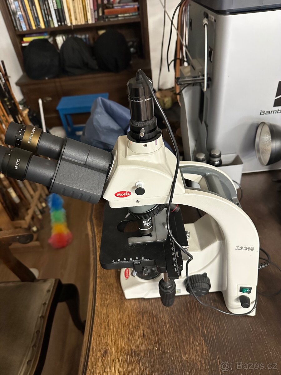 Mikroskop Motic BA310 s kamerou DinoEye