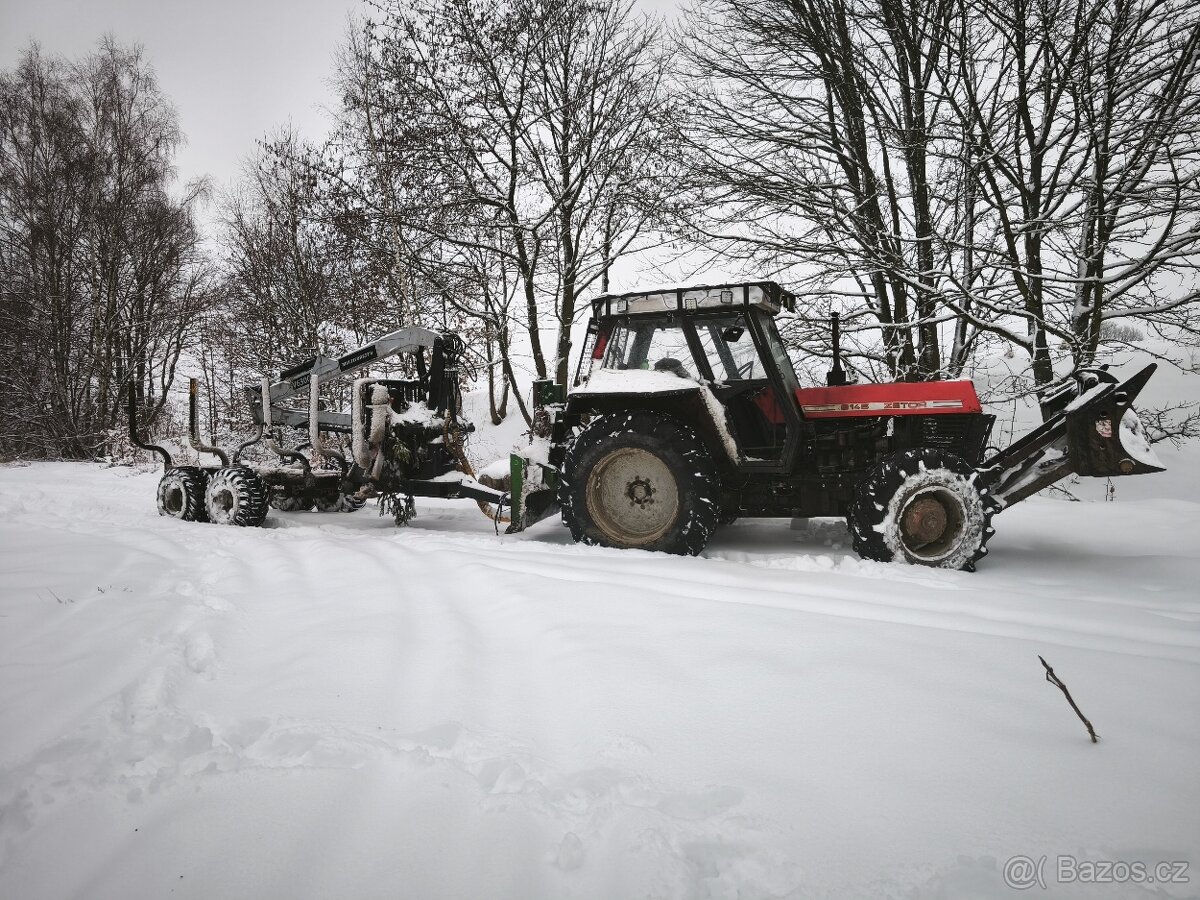 Zetor Crystal 8045 + vyvážečka trejon multiforest MF 80