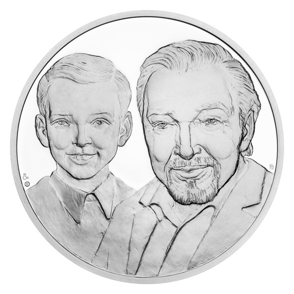 Stříbrná pětiuncová medaile Karel Gott - 85. výročí proof