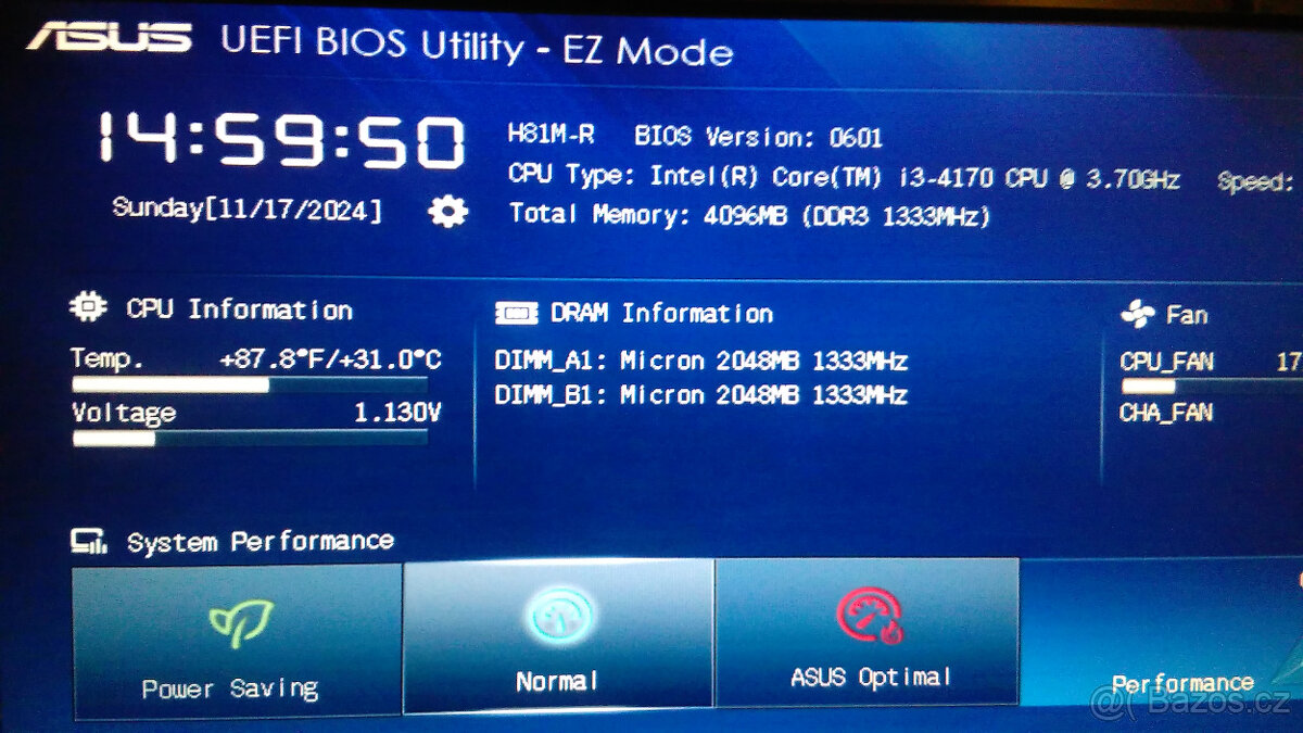 PC i3 4170 Haswell - bez disku