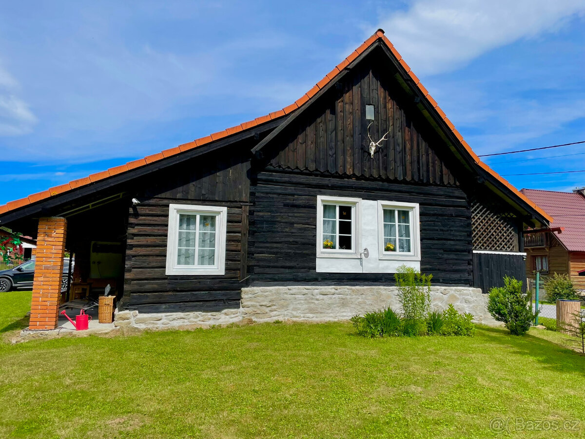 Prodej chalupy 100m2, pozemek 701 m2
