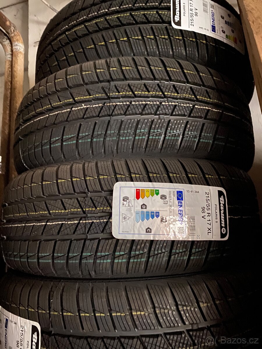 Pneumatiky Barum Polaris 215/55 r17 zimní NOVÉ