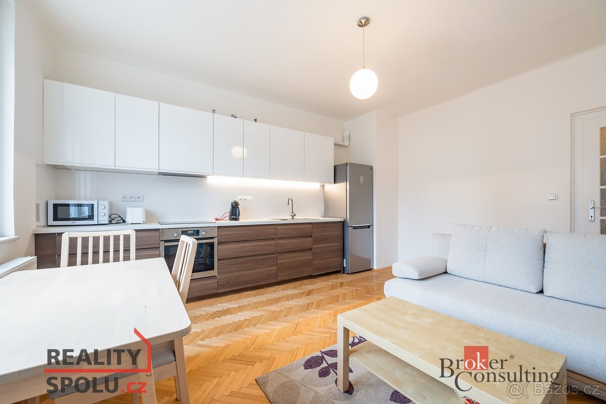Pronájem, byty/2+kk, 49.9 m2, Levá 29/3, Podolí, 14700 Praha