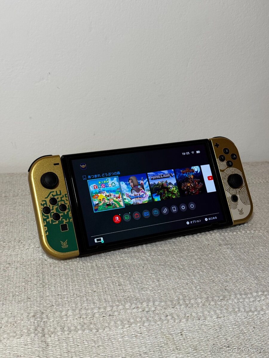 Nintendo Switch OLED Zelda TotK edice