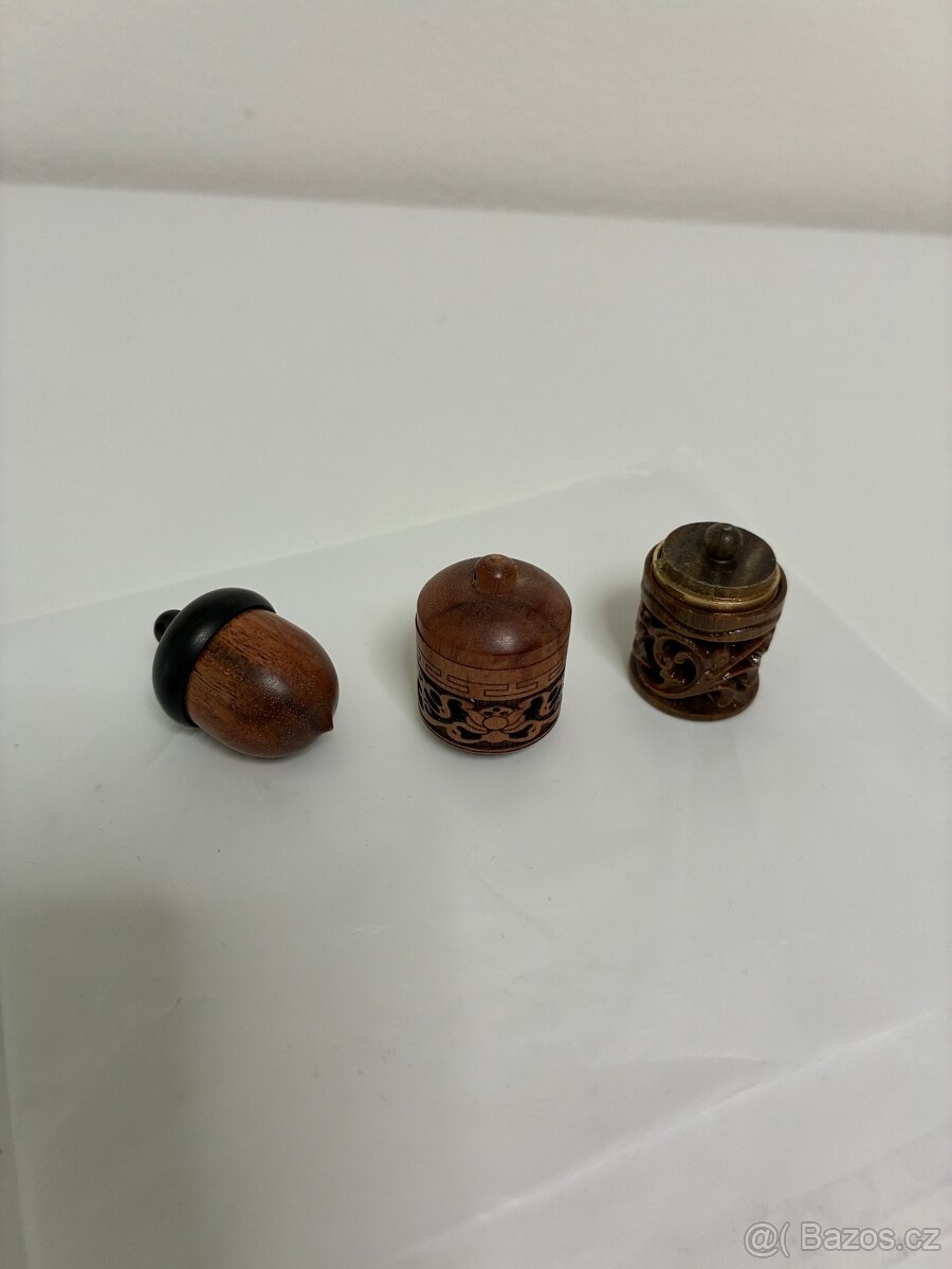 daruji mini dřevěny krabičky na léky