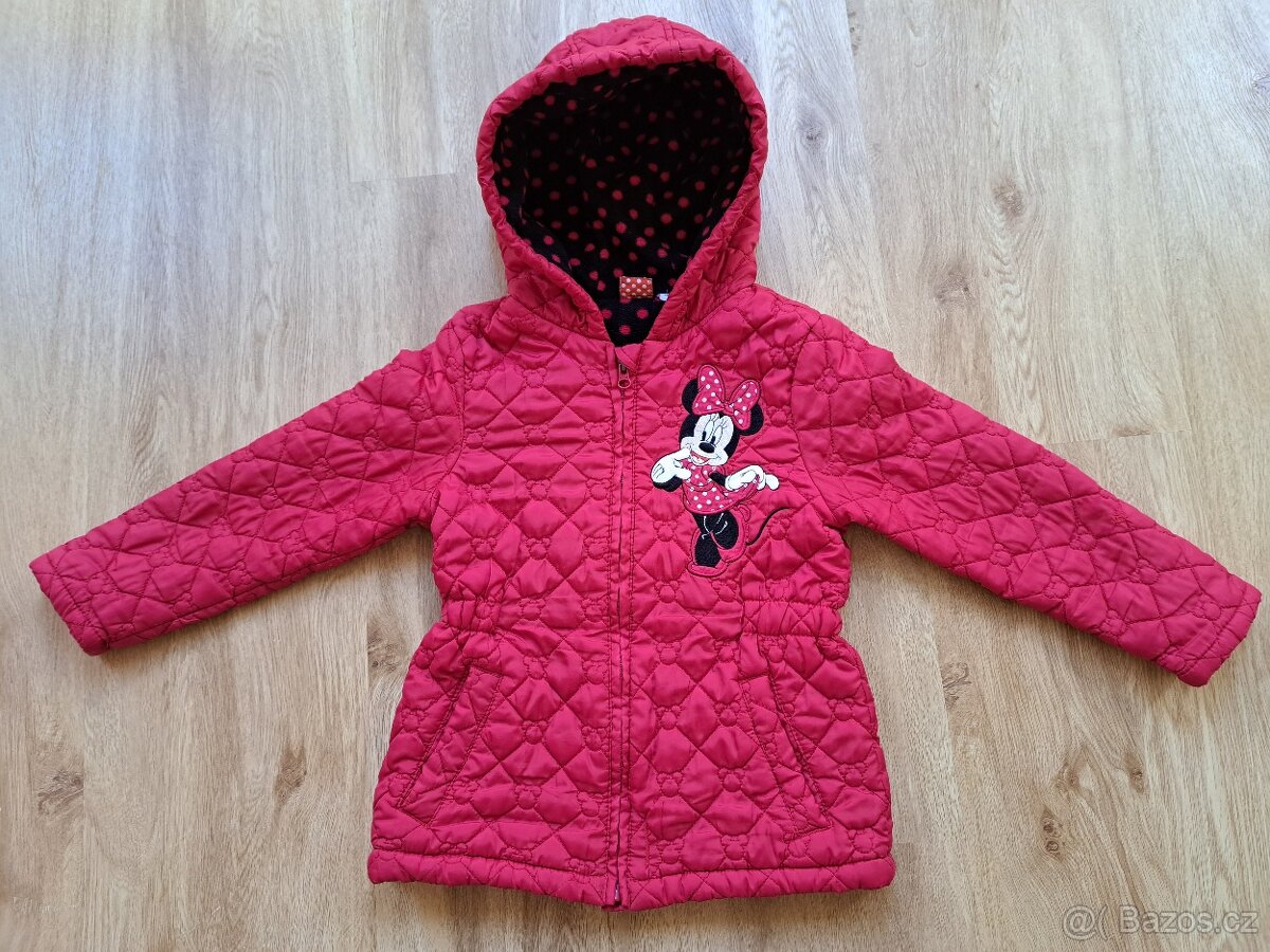 Jarní bunda Minnie vel. 122.