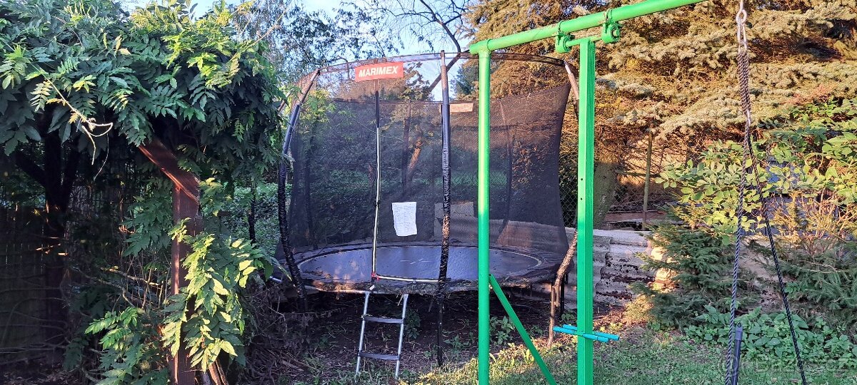 Trampolína Marimex Comfort 366 cm + ochranná síť + schůdky