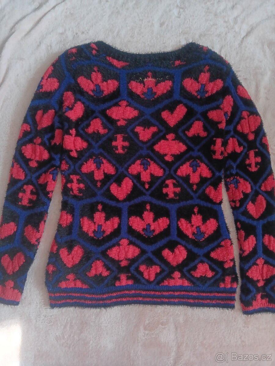 Desigual luxusní svetr vel.38/40