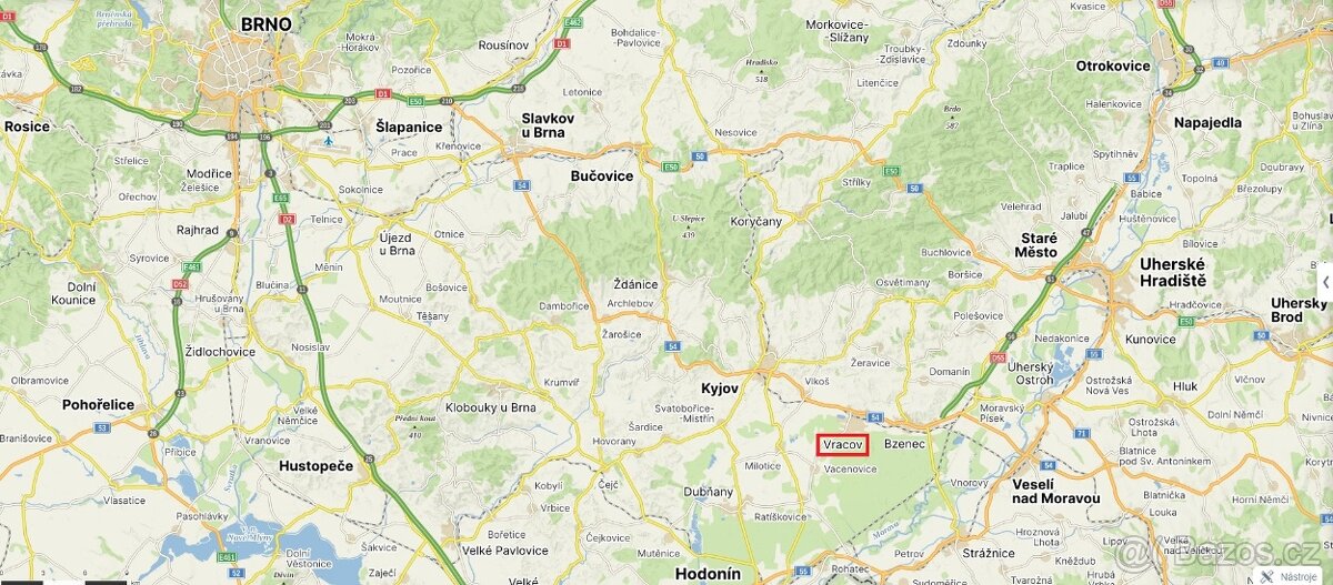 Prodej vinice ve Vracově