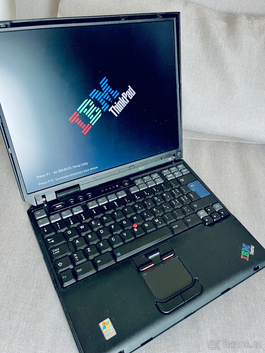 IBM ThinkPad T30 - výjimečný stav