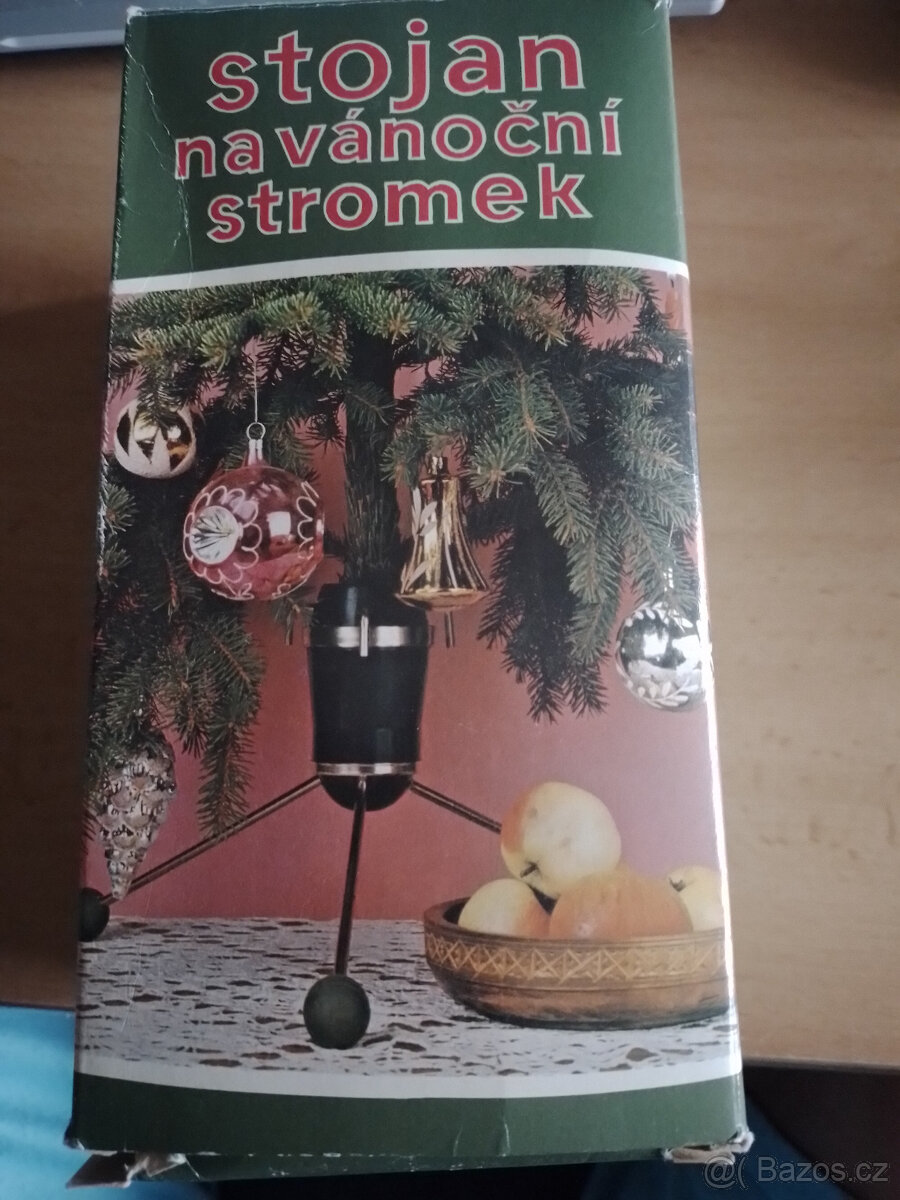 Stojan na vánoční stromeček Jihokov  retro