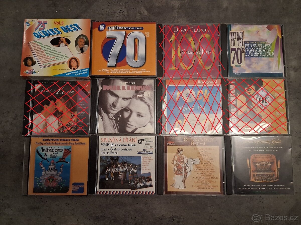 CD originály - čeští i zahraniční interpreti.