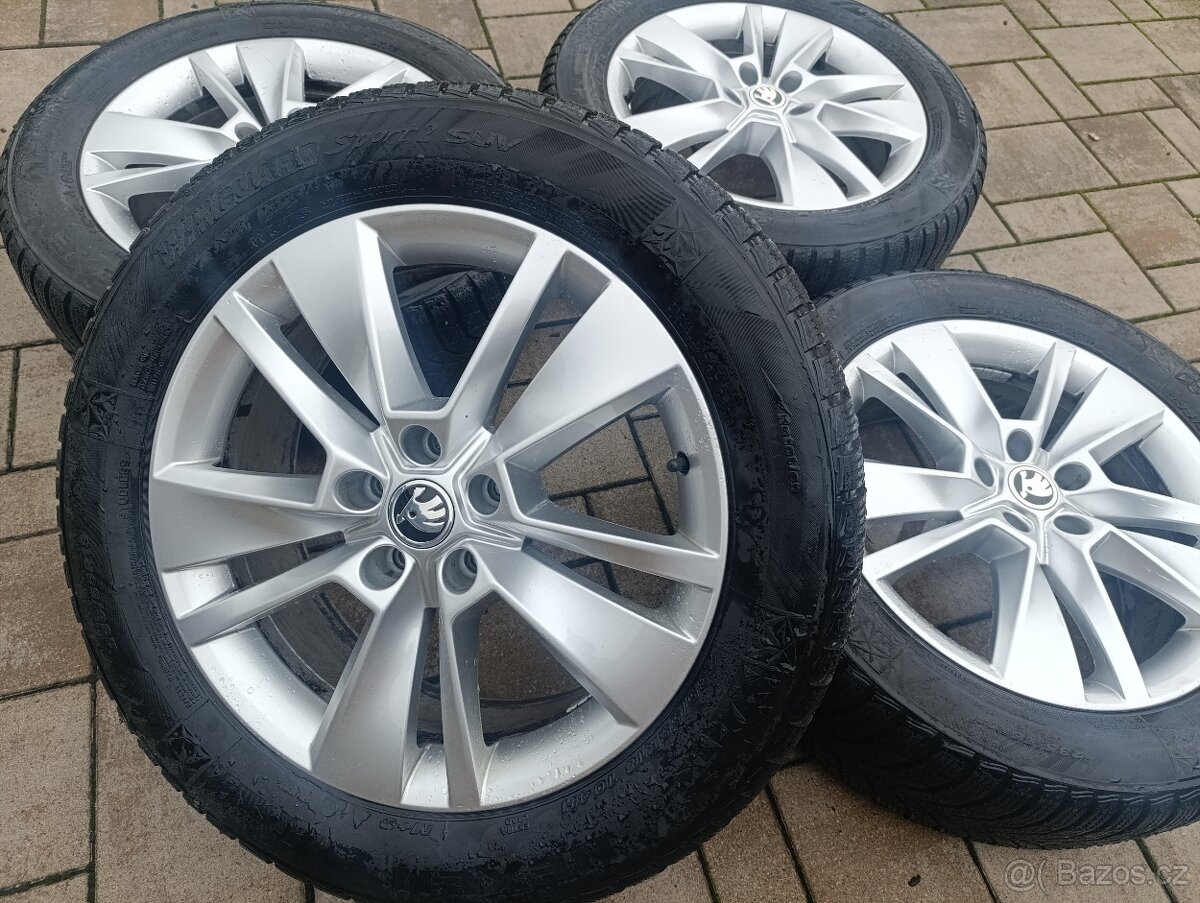 Zimní sada Škoda Kodiaq 5x112 alu