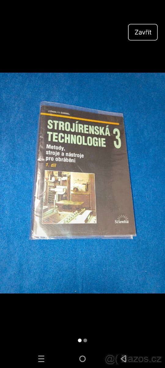 Učebnice strojírenská technologie