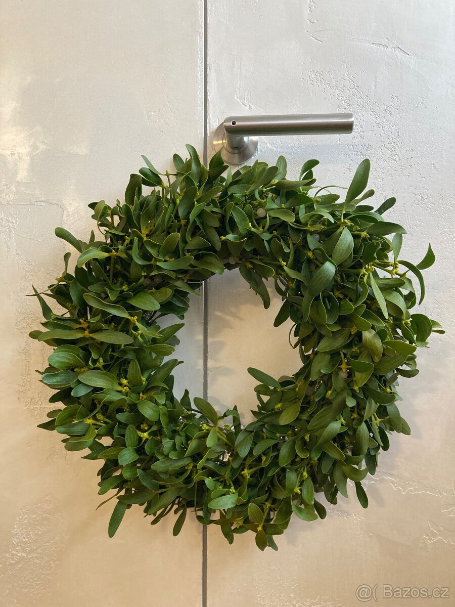 Věnec ze jmelí přírodní