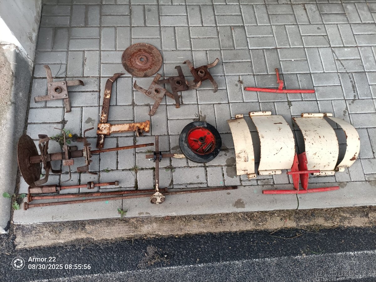 příslušenství k přestavbě rotavátoru tera vari.