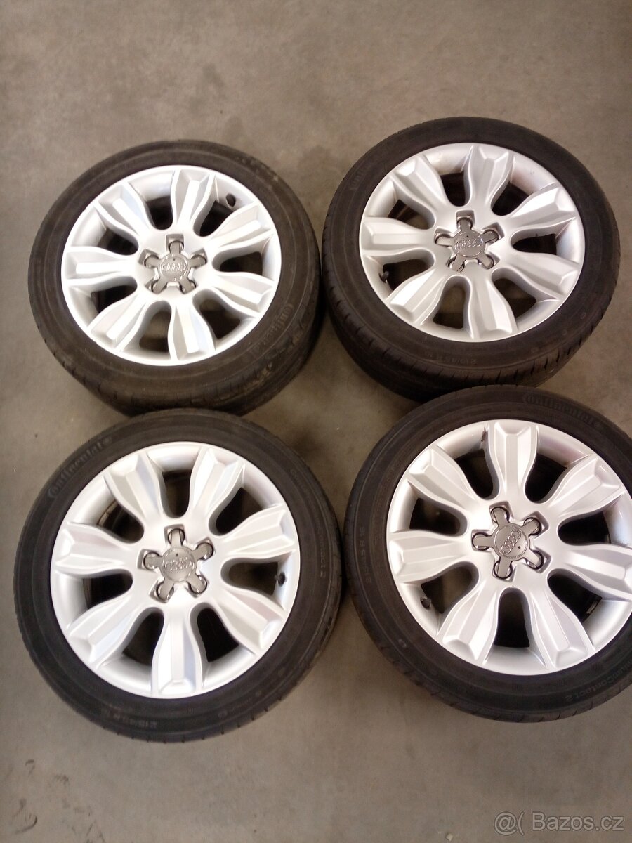 Alu kola Audi R 16 5x100, ET 34 vč.pn. 215/45 R 16