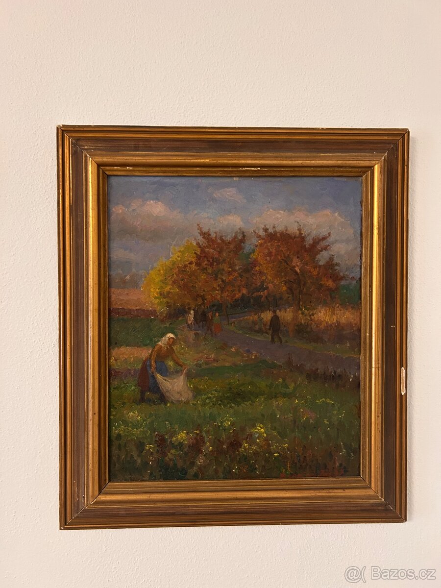 Josef Konečný - olej , obraz