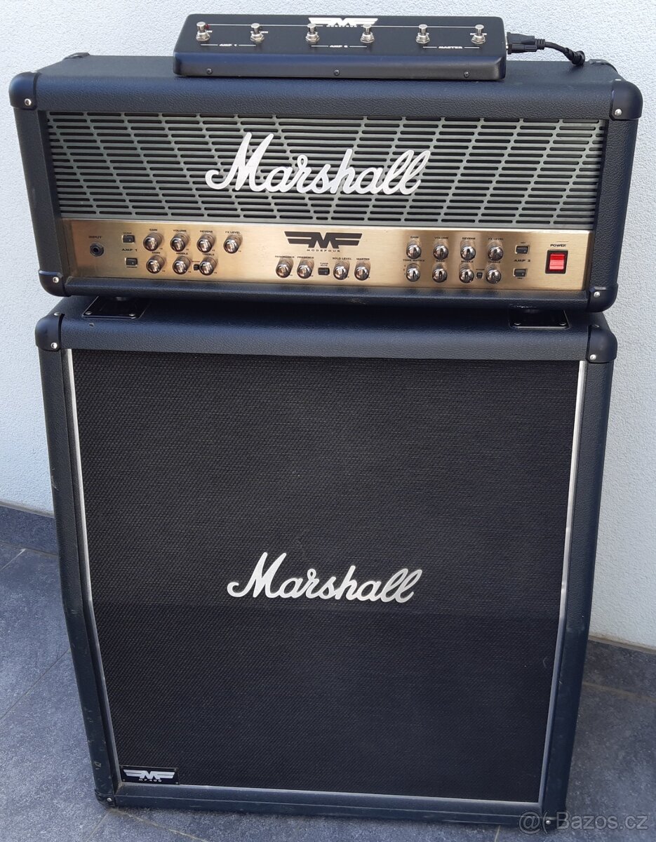 Zesilovač Marshall MF350 s reprobednou MF400A +nožní ovládač