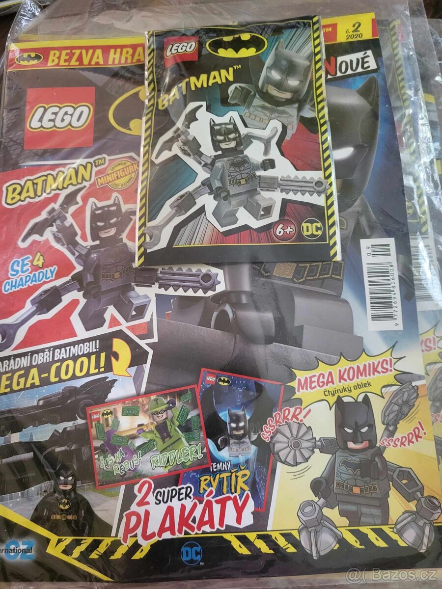 Lego časopisy různé ninjago star wars city dc marvel