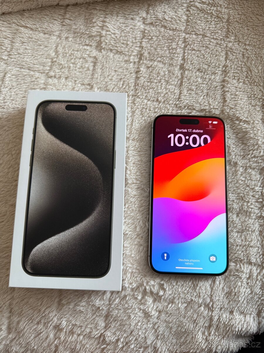 iPhone 15 pro max 256gb top stav