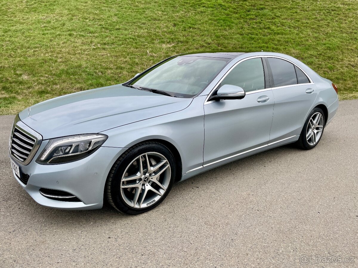 Mercedes S 350d, ČR původ, 162 tkm, servis MB, DPH