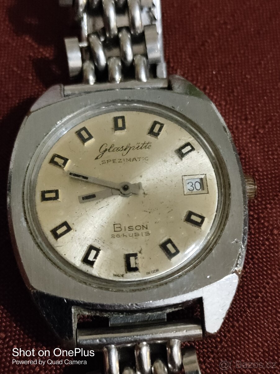 Glashütte Spezimatic Bison 26 Rubis cca z let 1965/1970