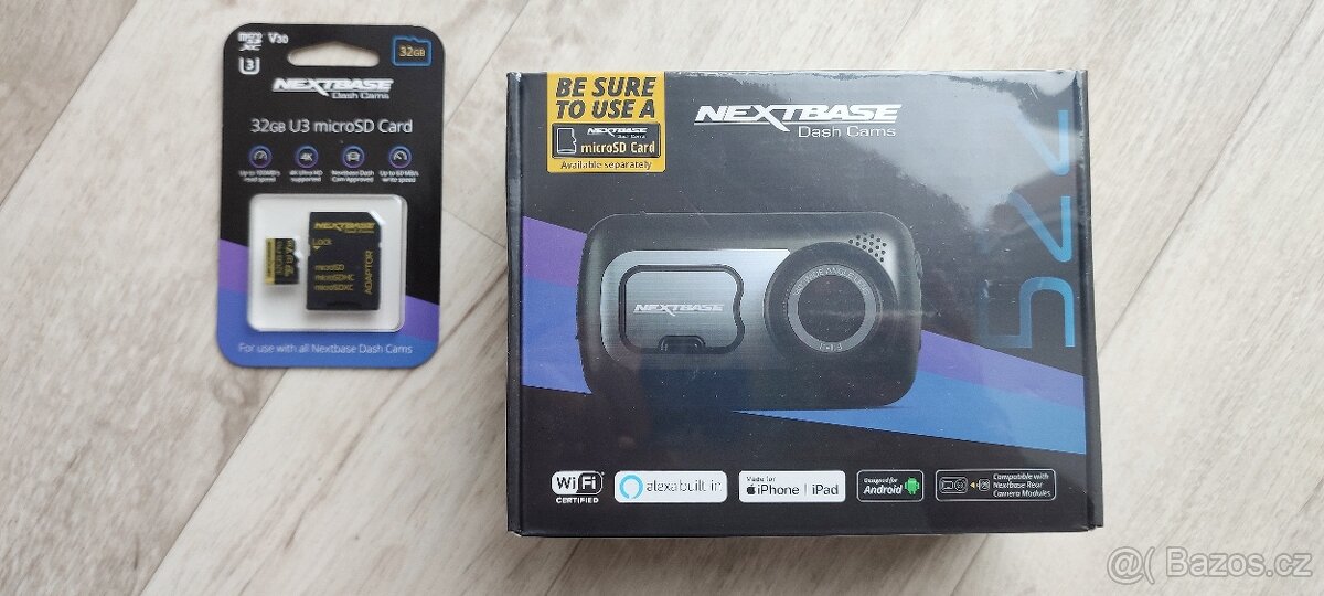 NEXTBASE 522GW top autokamera QHD WI-Fi, nová