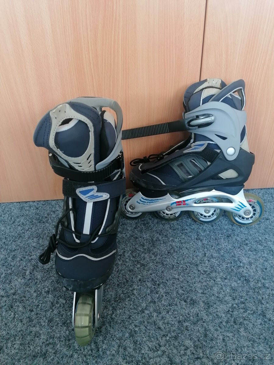 KOLEČKOVÉ BRUSLE INLINE SKATES VEL. 38