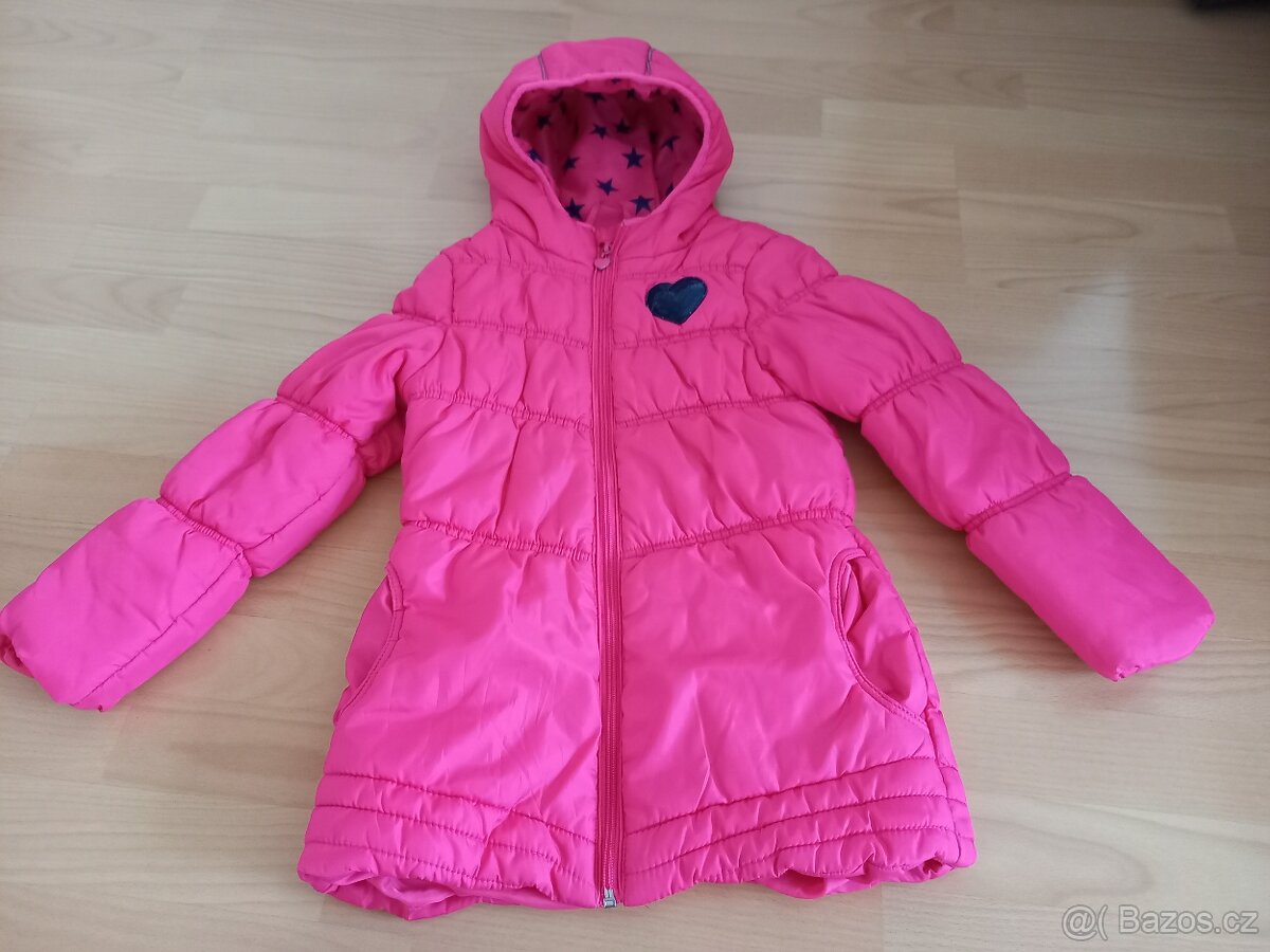 Podzimní, slabší zimní bunda vel. 128