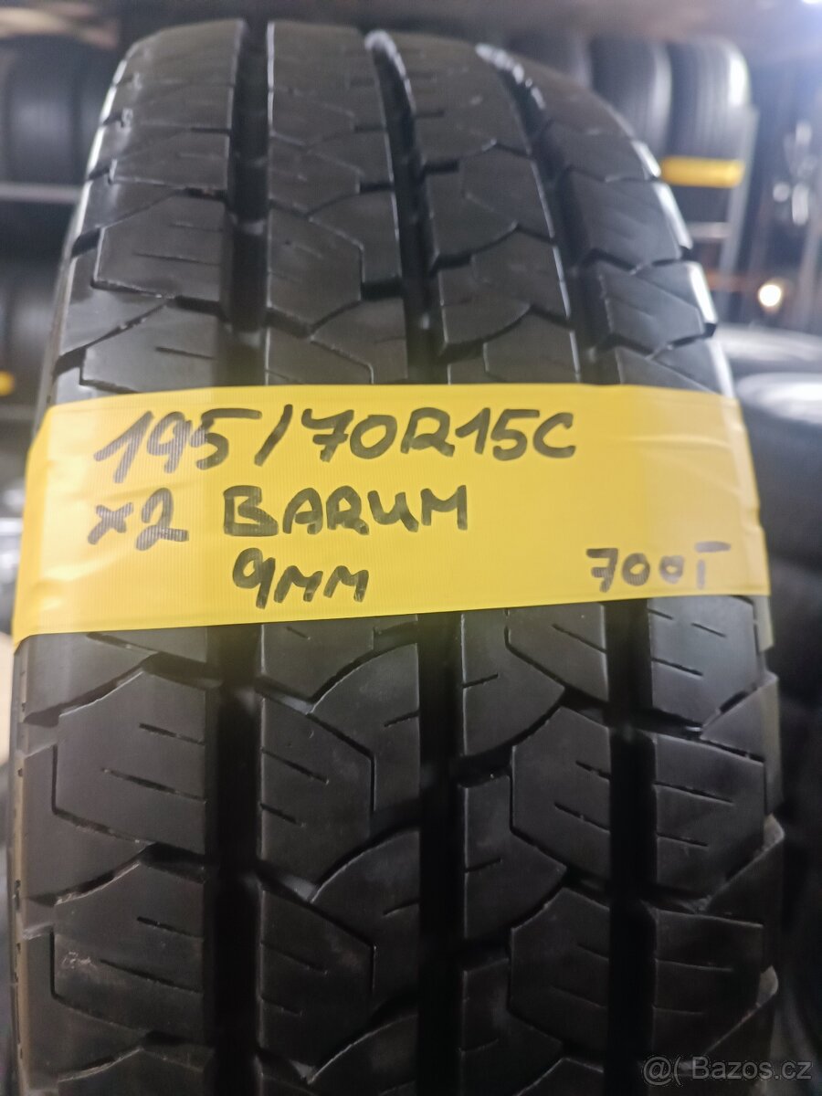 195/70r15C zánovní letní Barum