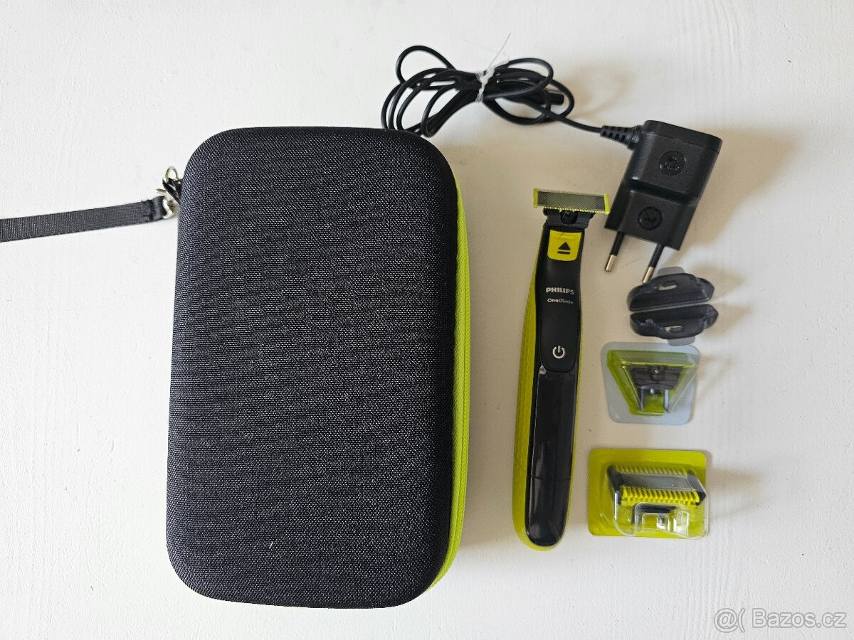 PRODÁM PHILIPS ONEBLADE VČ. NOVÝCH NÁSTAVCŮ A POUZDRA - JAKO