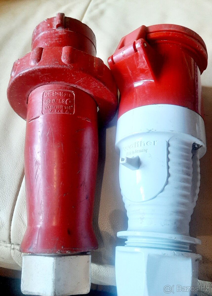 Zásuvka zástrčka 380V 63A 5ti kolík 400V