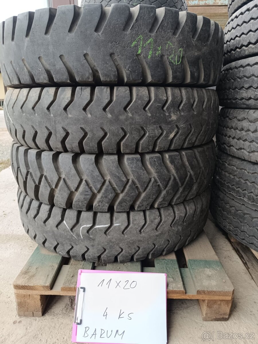 PNEU 11.00 R20 , TATRA LIAZ A POD - POUŽITÉ