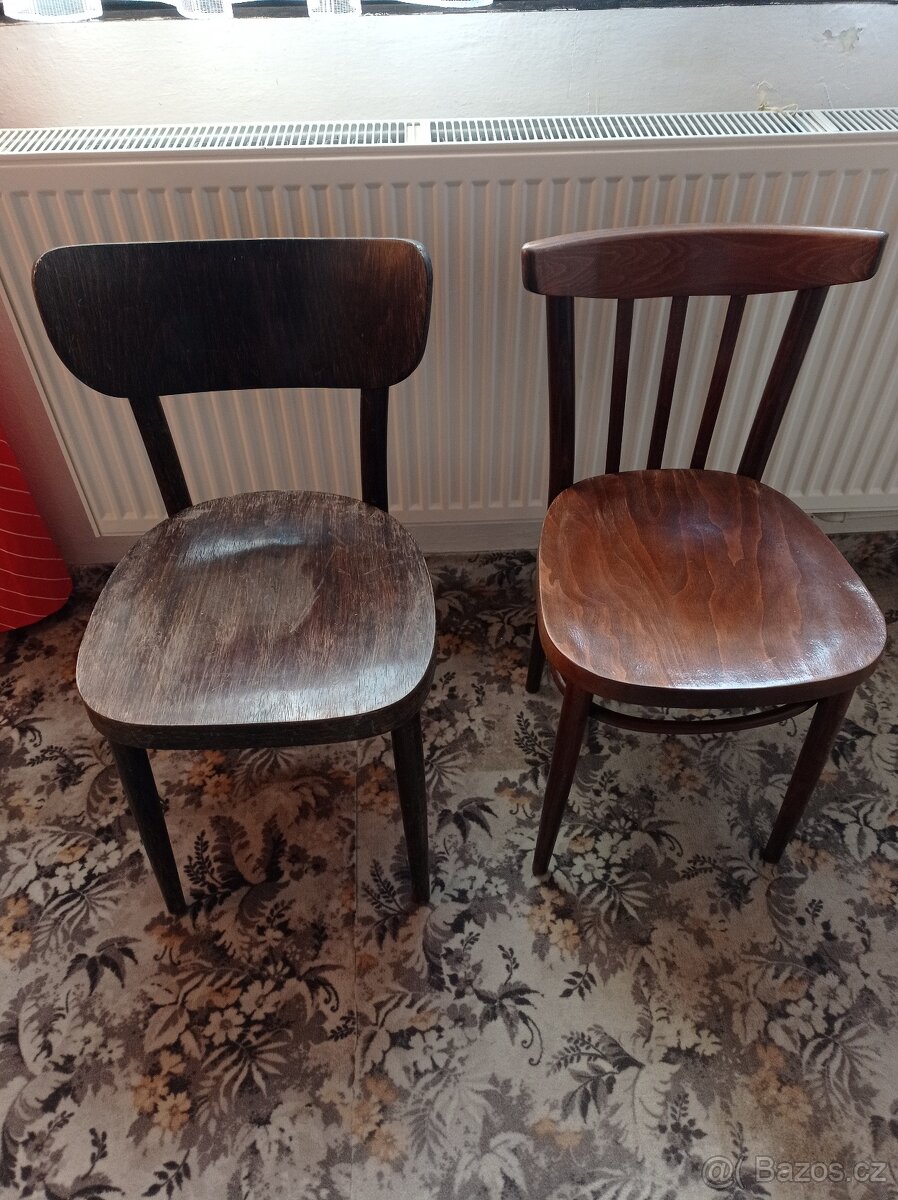 Dřevěné židle