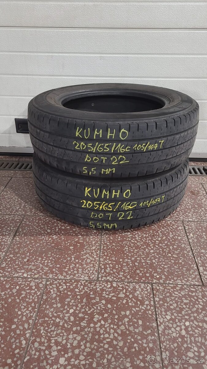 Letní pneumatiky 205/65/16C 105/107T KUMHO 2022