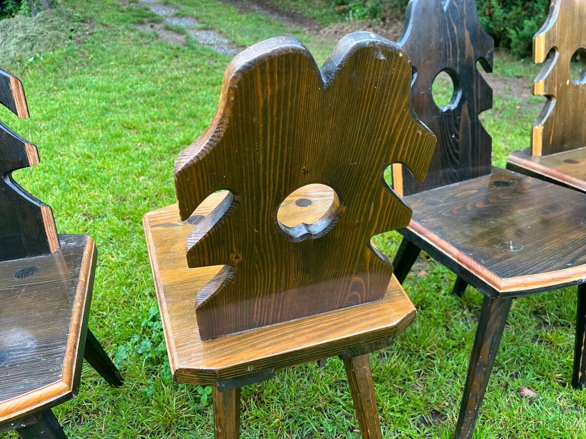 Chalupářské židle rustikální