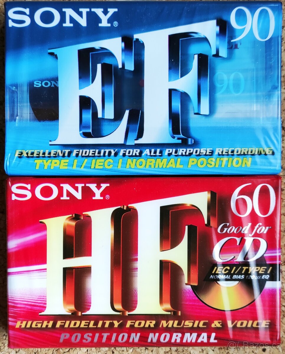 Prodám nerozbalené audio magnetofonové kazety