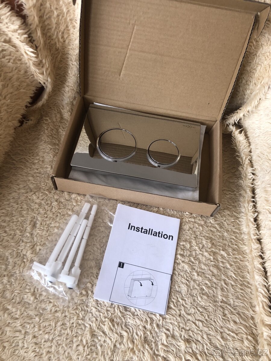 Mexen Fenix 07 XS splachovací tlačítko, chrom lesk