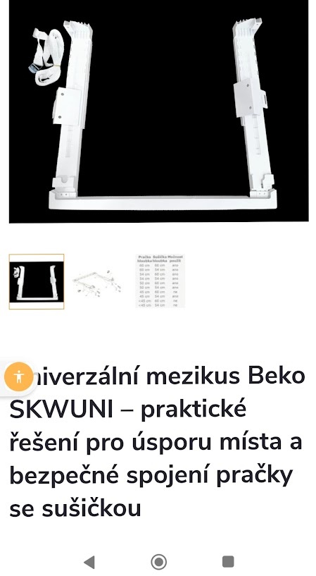 Mezikus univerzální pračka sušička Beko